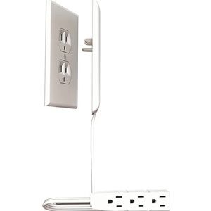 Sleek Socket Ultra-Thin Outlet Concealer with Cord Concealer Kit